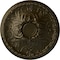 Ekena Millwork Tristan Ceiling Medallion (Fits Canopies up to 5 1/2"), Hand-Painted Green Gold, 26"OD x 3"P CM26TNGGS - alternate 1